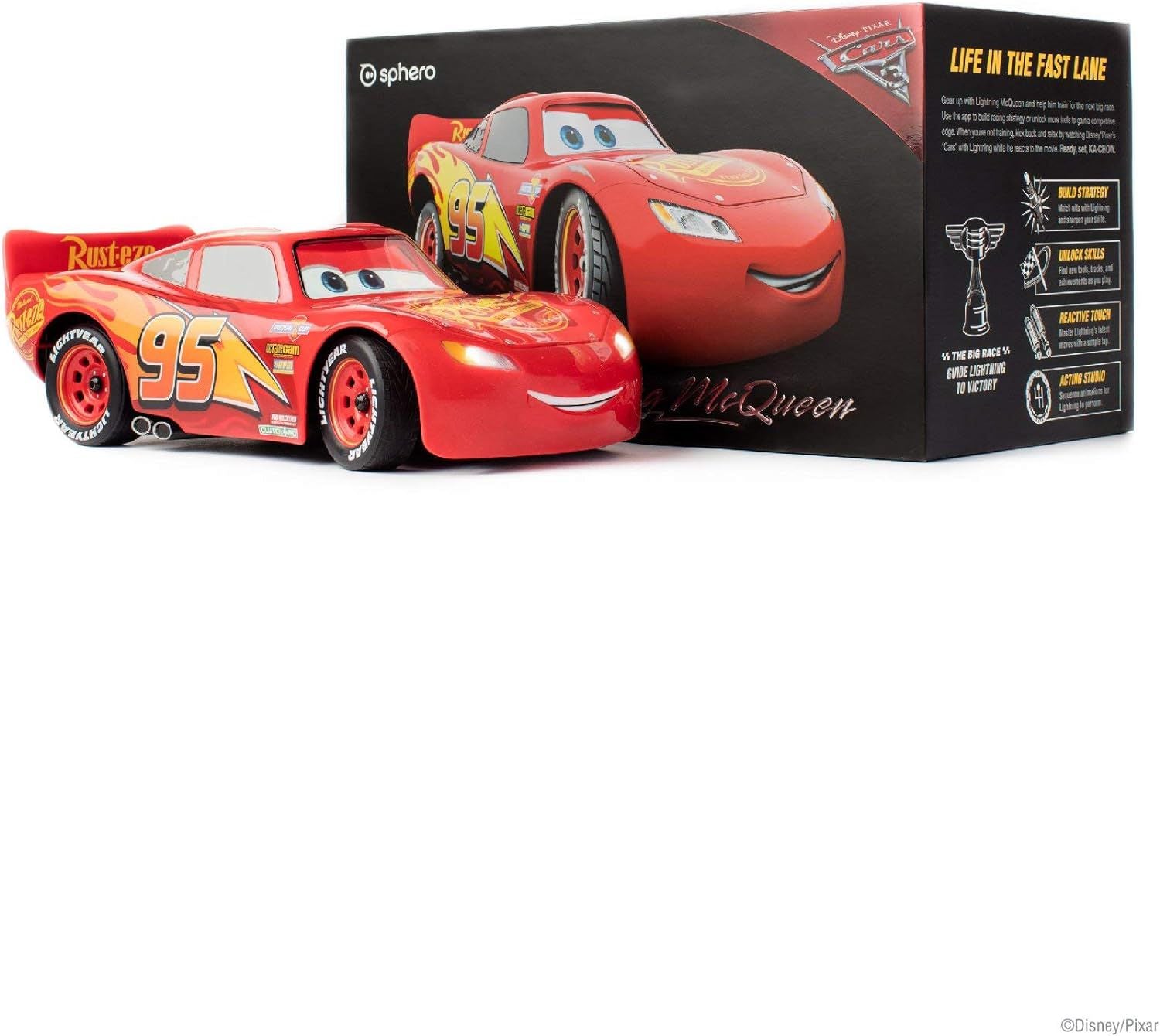 Carro Rayo McQueen A Control Remoto 3D PANTALLA